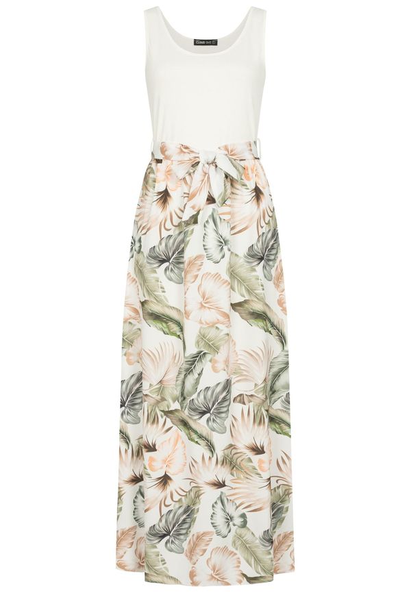 Cloud5ive Cloud5ive Poletna obleka  bež / petrol / temno zelena / bela