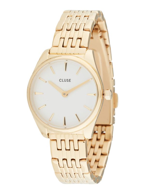 CLUSE CLUSE Analogna ura 'Féroce Mini'  zlata / črna / bela