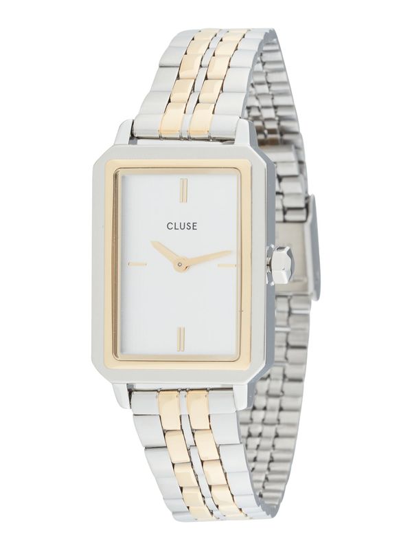 CLUSE CLUSE Analogna ura 'Fluette'  zlata / srebrna
