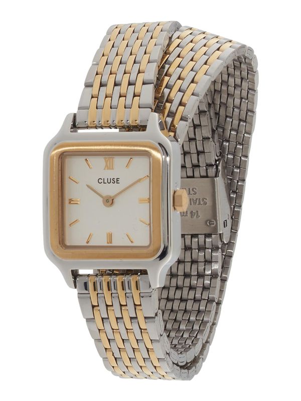 CLUSE CLUSE Analogna ura 'Gracieuse'  zlata / srebrna