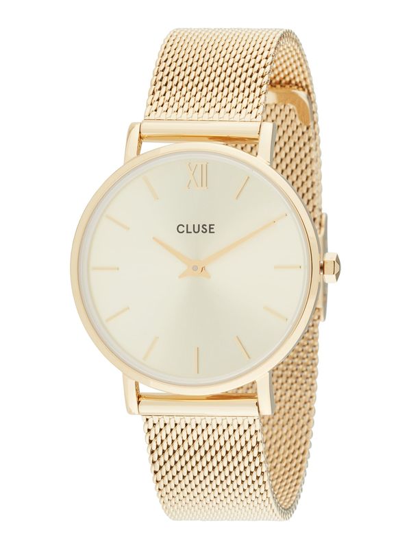 CLUSE CLUSE Analogna ura 'Minuit'  zlata / bela