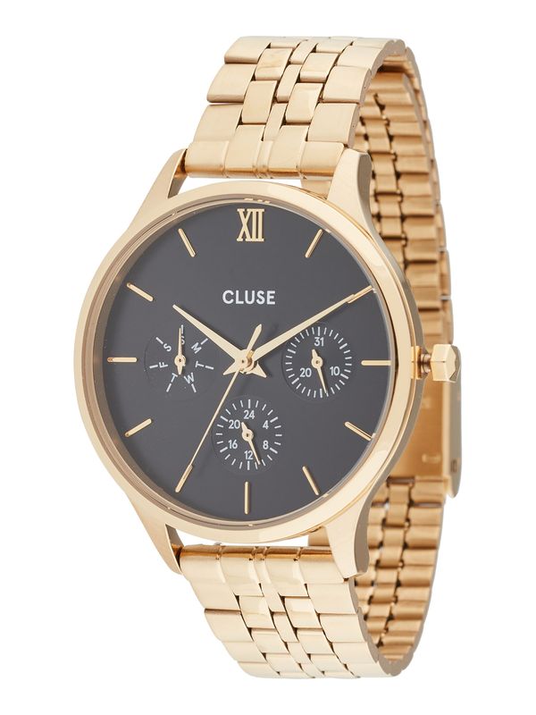 CLUSE CLUSE Analogna ura 'Minuit'  zlata / črna