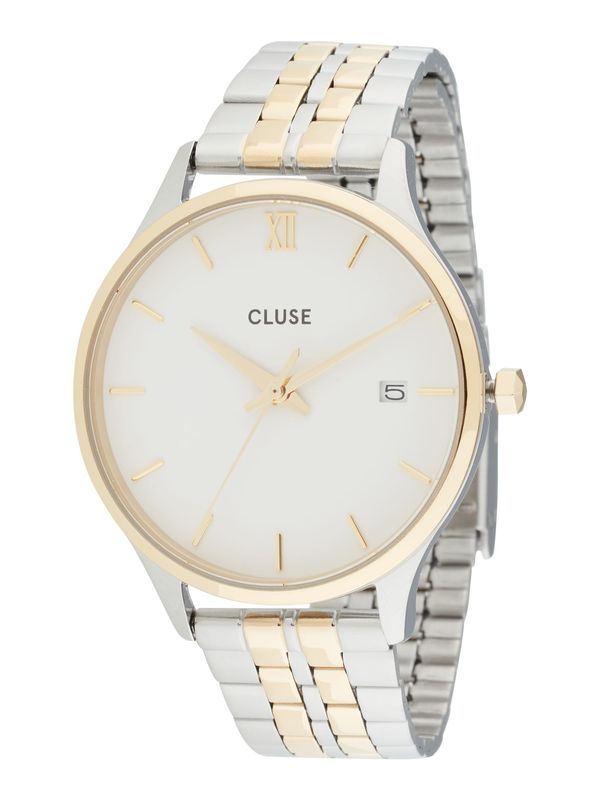 CLUSE CLUSE Analogna ura 'Minuit'  zlata / srebrna
