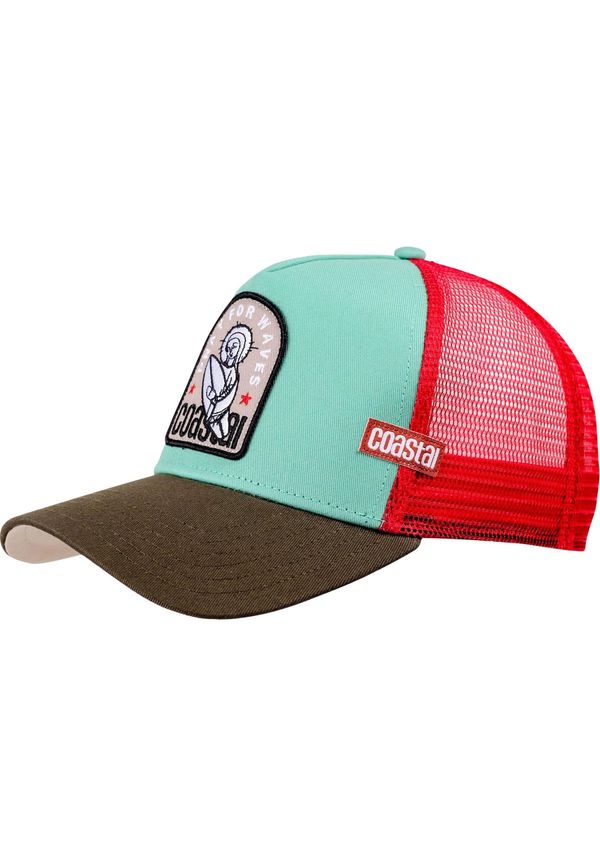 Coastal Coastal Kapa 'HFT Pray for Waves'  turkizna / temno rjava / rdeča / bela