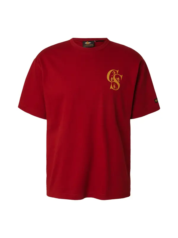 COLUMBIA COLUMBIA Funkcionalna majica 'CSC™ Heritage'  gorčica / rdeča / črna / off-bela