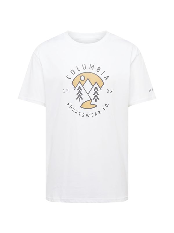 COLUMBIA COLUMBIA Funkcionalna majica 'Rapid Ridge'  kamela / temno siva / bela