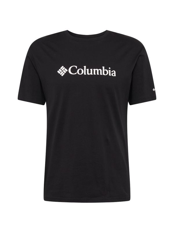 COLUMBIA COLUMBIA Majica  črna / bela