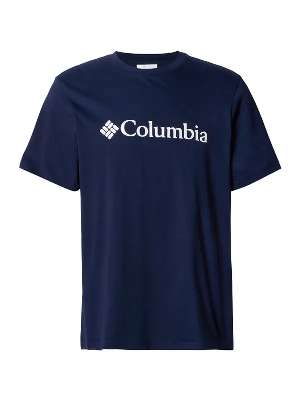 COLUMBIA COLUMBIA Majica 'CSC'  mornarska / bela