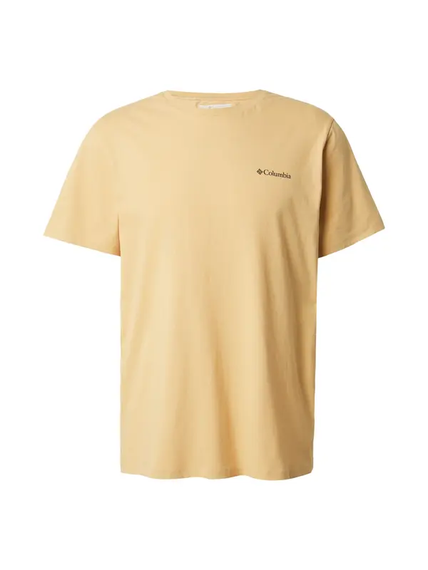 COLUMBIA COLUMBIA Majica 'CSC™'  rjava / čokolada / pastelno rumena / temno zelena