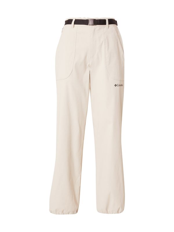 COLUMBIA COLUMBIA Outdoor hlače 'Brea Falls'  kremna / črna