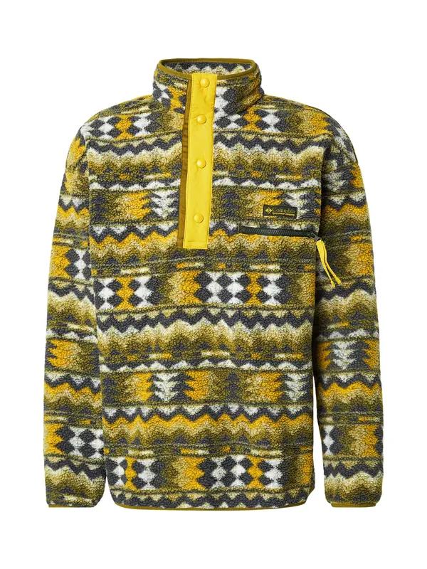 COLUMBIA COLUMBIA Športen pulover 'Helvetia™ II'  rumena / antracit / oliva / bela