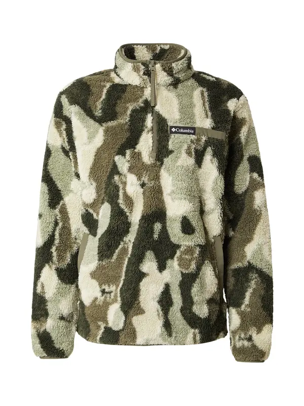 COLUMBIA COLUMBIA Športen pulover 'Rugged Ridge'  zelena / oliva / pastelno zelena / bela