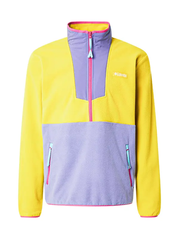 COLUMBIA COLUMBIA Športen pulover 'Sequoia Grove™'  gorčica / lila