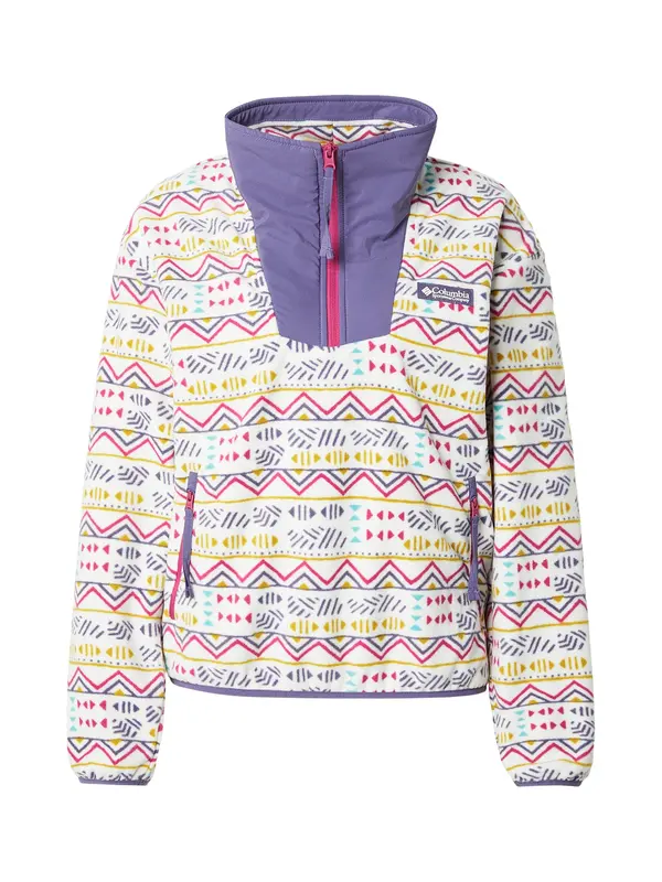 COLUMBIA COLUMBIA Športen pulover 'Sequoia Grove™'  gorčica / lila / temno roza / bela