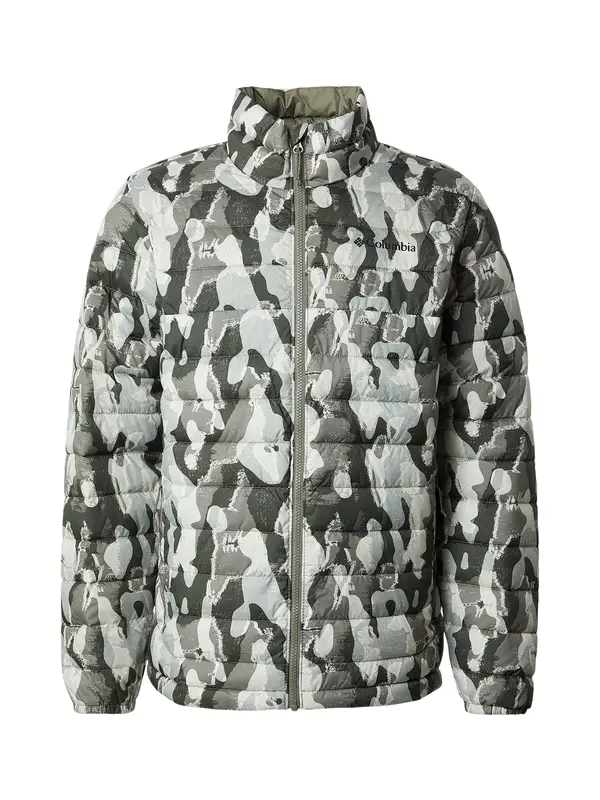 COLUMBIA COLUMBIA Zunanja jakna 'Powder Lite II'  pastelno zelena / temno zelena / bela