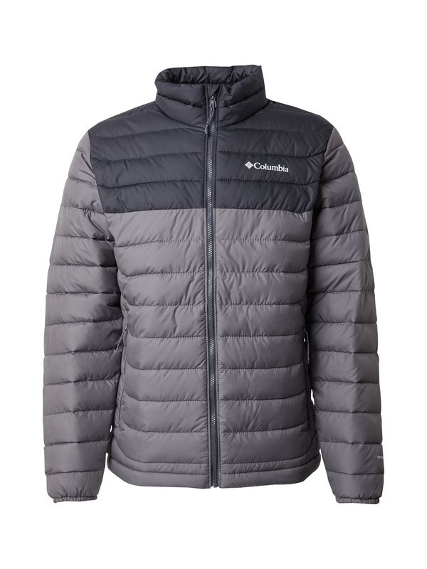 COLUMBIA COLUMBIA Zunanja jakna 'Powder Lite II'  siva / grafit / bela