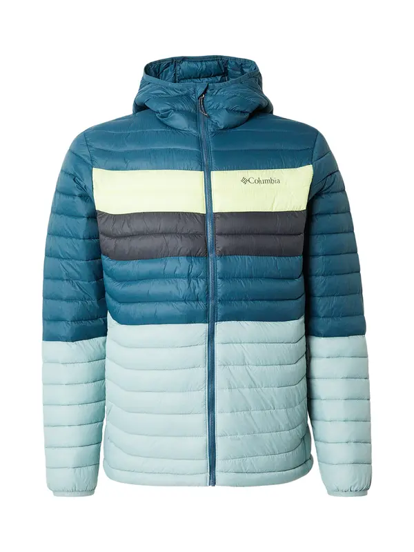 COLUMBIA COLUMBIA Zunanja jakna 'Powder Pass'  pastelno modra / temno modra / svetlo rumena / črna
