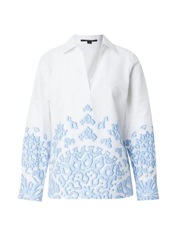 COMMA COMMA Bluza  modra / staro roza / bela