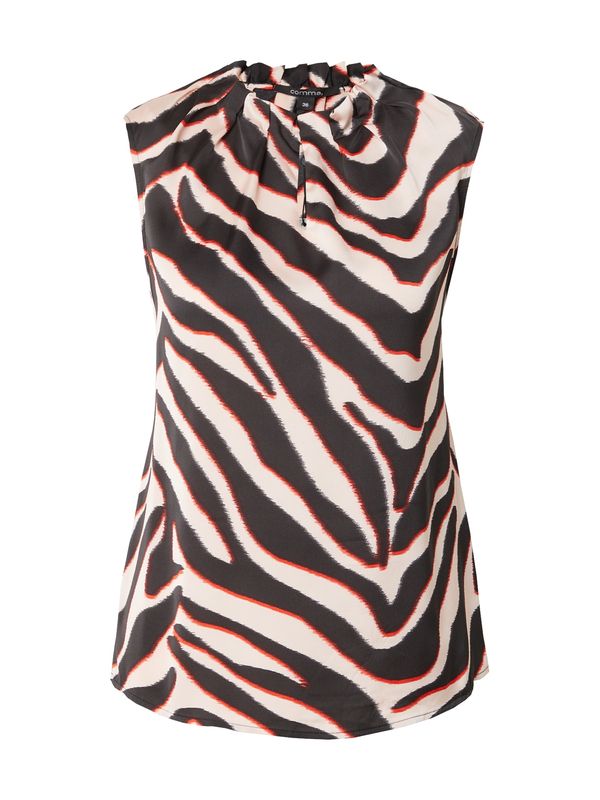 COMMA COMMA Bluza  roza / malina / črna