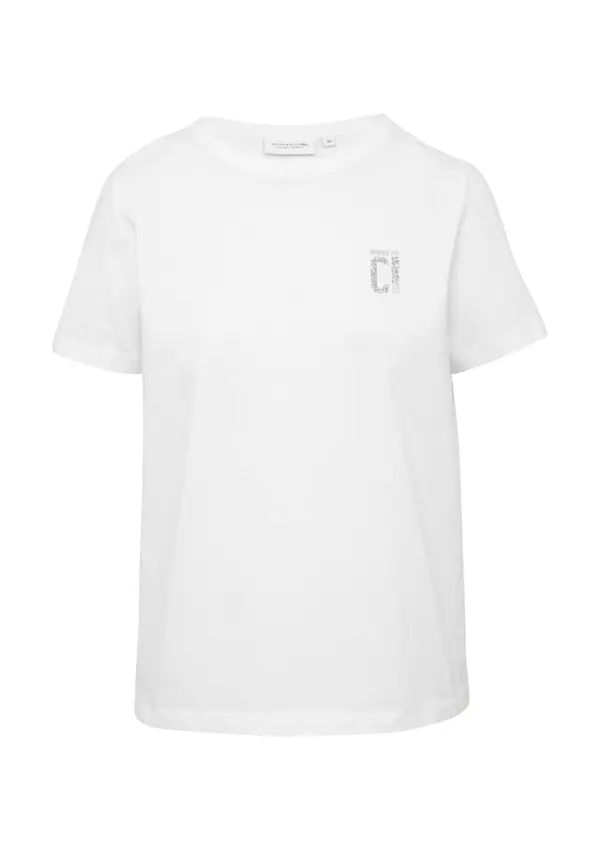 comma casual identity comma casual identity Majica  siva / svetlo siva / bela