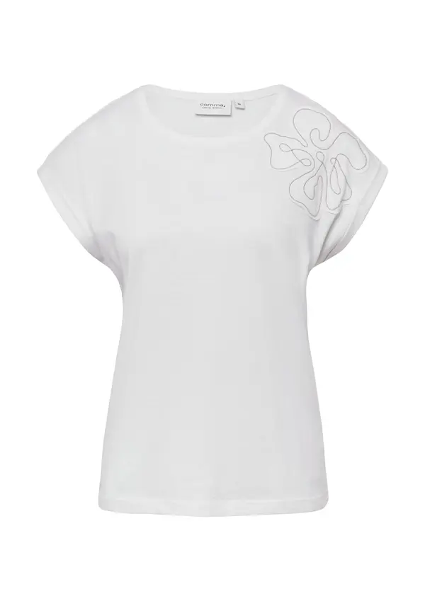 comma casual identity comma casual identity Majica  srebrna / bela