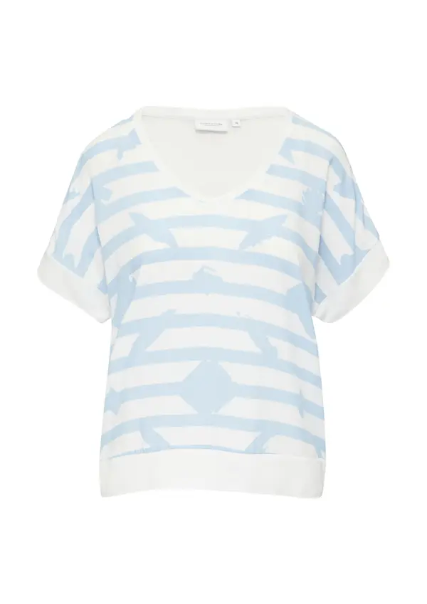 comma casual identity comma casual identity Majica  svetlo modra / bela