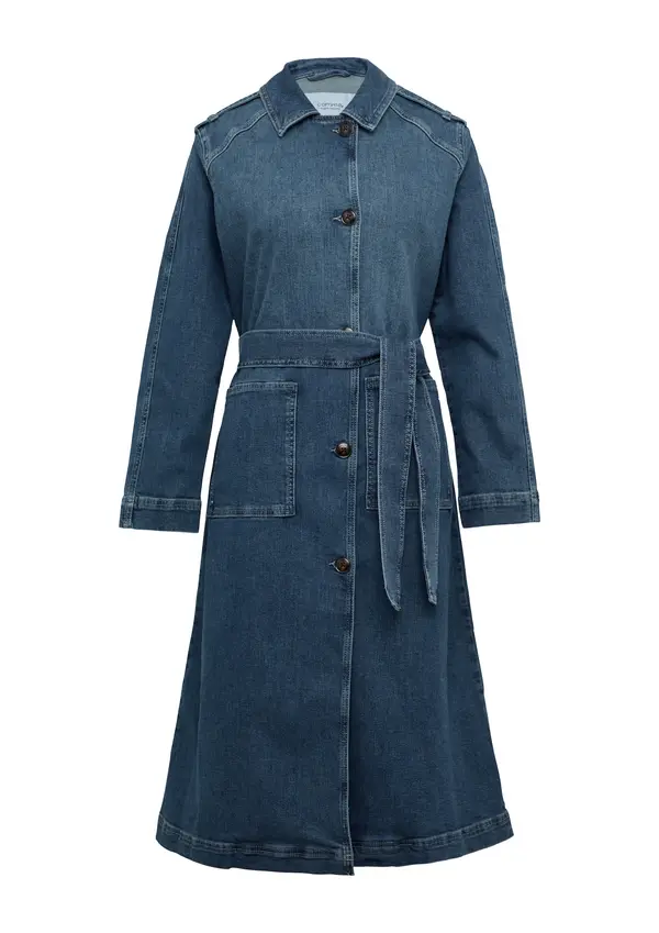 comma casual identity comma casual identity Prehoden plašč  moder denim