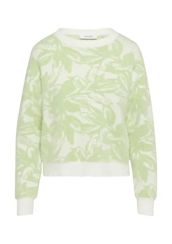 comma casual identity comma casual identity Pulover  pastelno zelena / bela