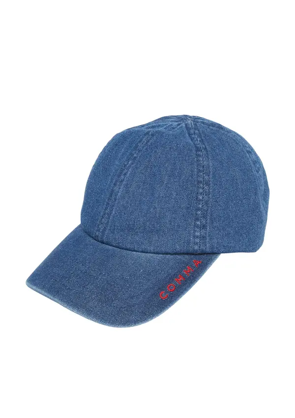 COMMA COMMA Kapa  moder denim / rdeča