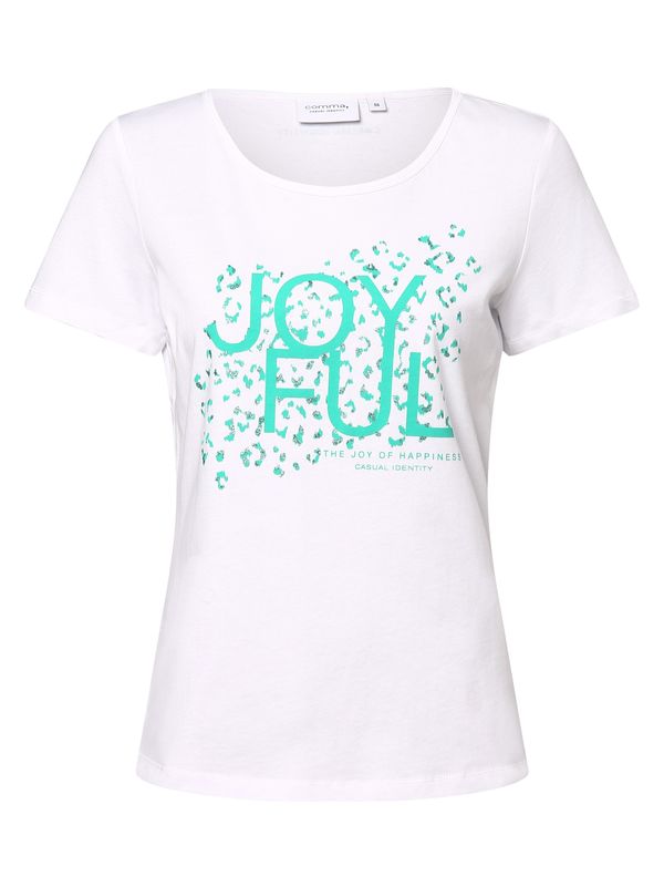 COMMA COMMA Majica  večbarvno zelena / bela