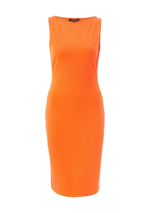 COMMA COMMA Obleka  oranžna