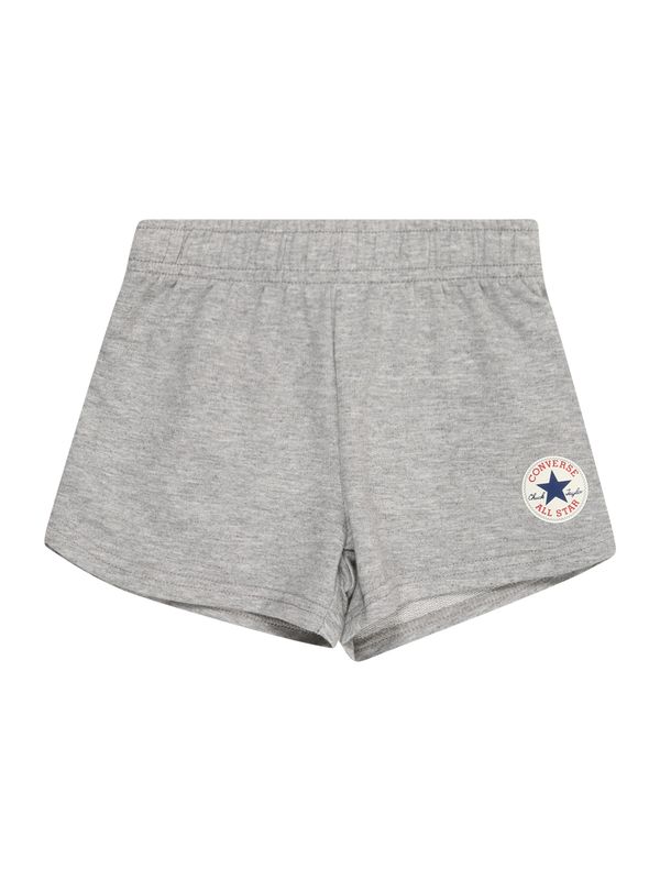 CONVERSE CONVERSE Hlače  mornarska / svetlo siva / rdeča / bela