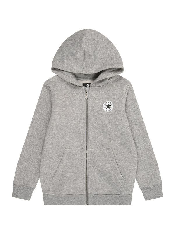 CONVERSE CONVERSE Jopa na zadrgo  pegasto siva