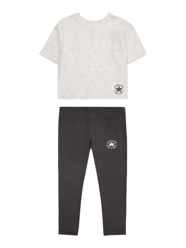 CONVERSE CONVERSE Komplet  svetlo siva / črna