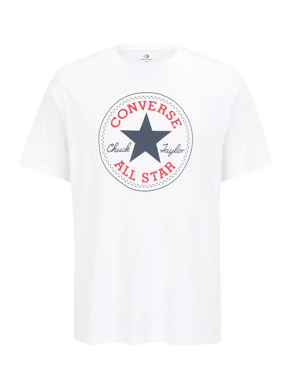 CONVERSE CONVERSE Majica 'Arch'  marine / rdeča / bela
