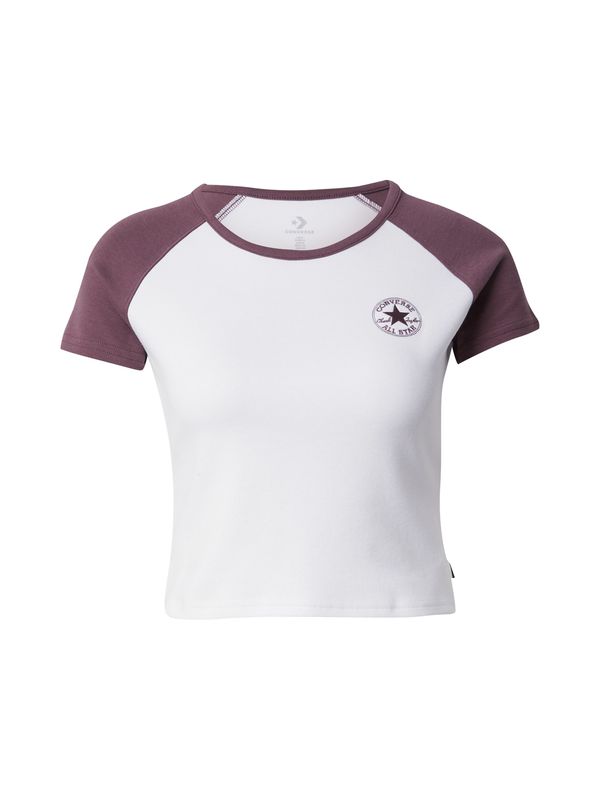 CONVERSE CONVERSE Majica 'CHUCK'  čokolada / bela