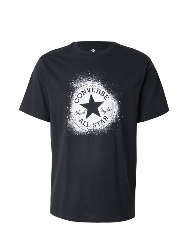 CONVERSE CONVERSE Majica 'CHUCK'  črna / bela