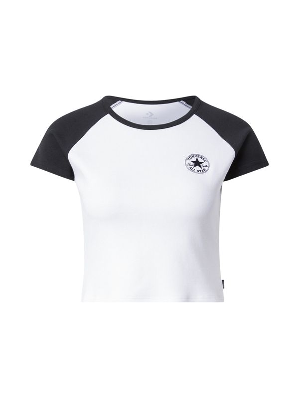 CONVERSE CONVERSE Majica 'CHUCK'  črna / bela