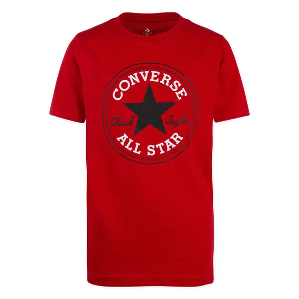CONVERSE CONVERSE Majica 'Chuck'  mornarska / rdeča / bela