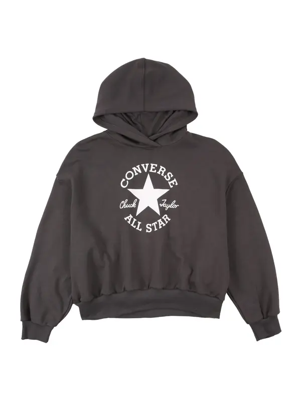 CONVERSE CONVERSE Majica 'CHUCK PATCH'  antracit / bela