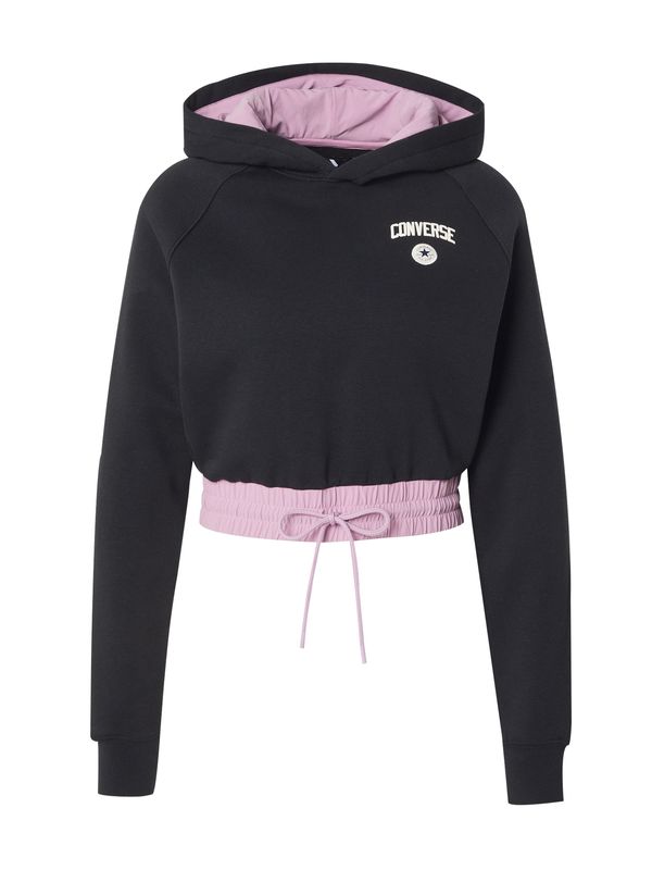 CONVERSE CONVERSE Majica 'Chuck'  sliva / črna