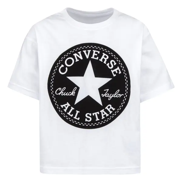 CONVERSE CONVERSE Majica  črna / bela