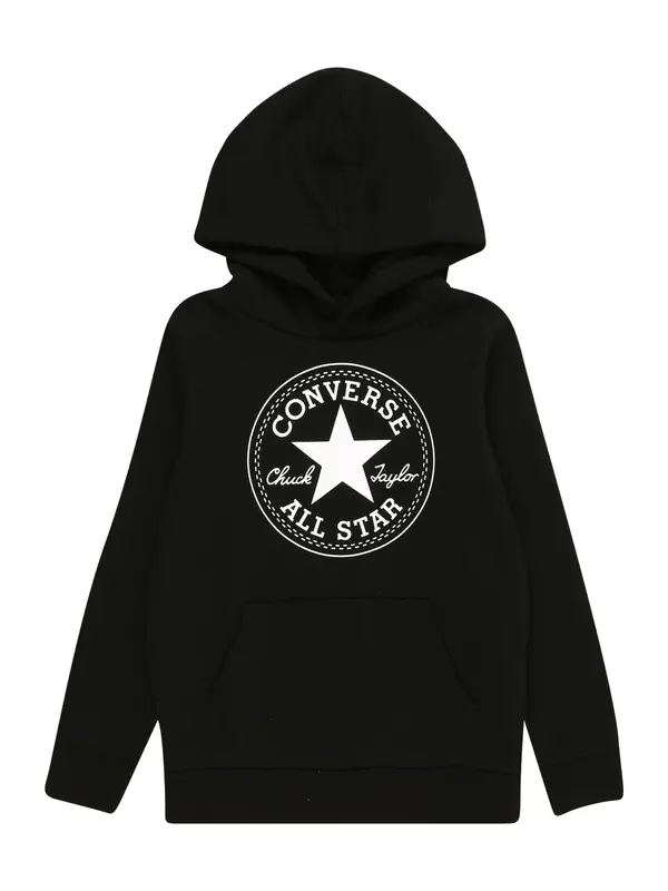 CONVERSE CONVERSE Majica  črna / bela