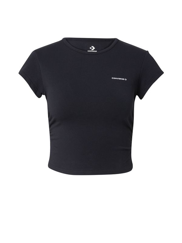CONVERSE CONVERSE Majica  črna / bela