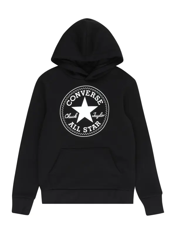 CONVERSE CONVERSE Majica  črna / bela