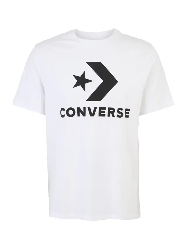 CONVERSE CONVERSE Majica  črna / bela