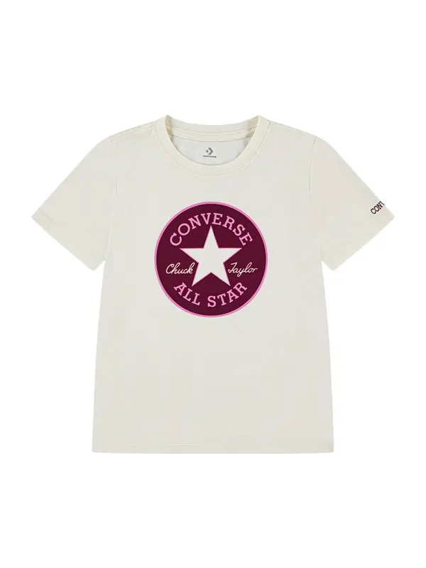 CONVERSE CONVERSE Majica 'DISSECTED'  svetlo siva / svetlo roza / bordo / bela