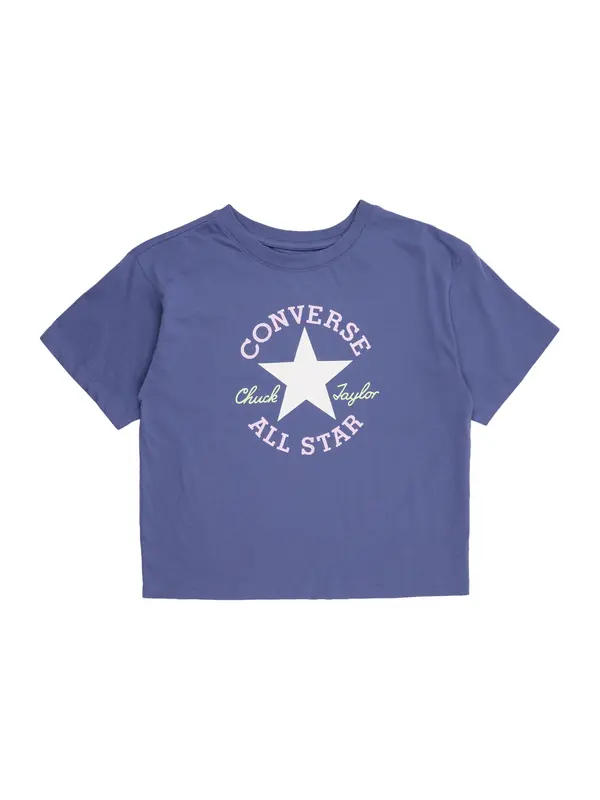 CONVERSE CONVERSE Majica  indigo / svetlo lila / bela