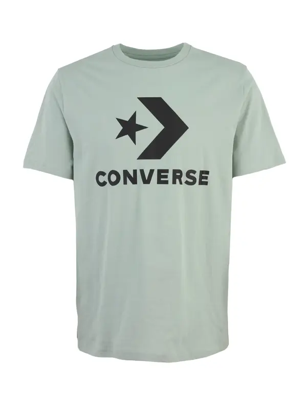 CONVERSE CONVERSE Majica  meta / črna