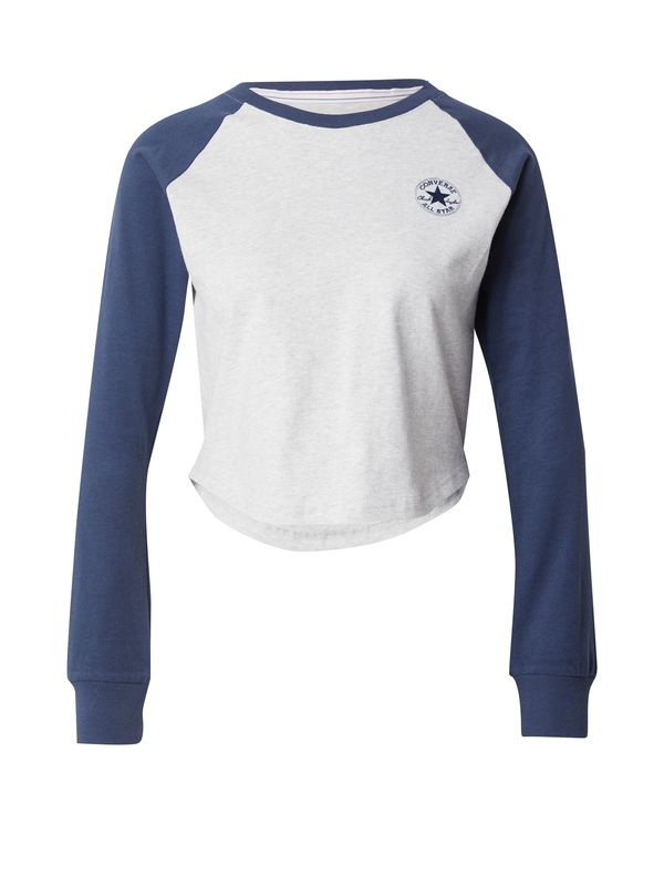 CONVERSE CONVERSE Majica  modra / pegasto siva